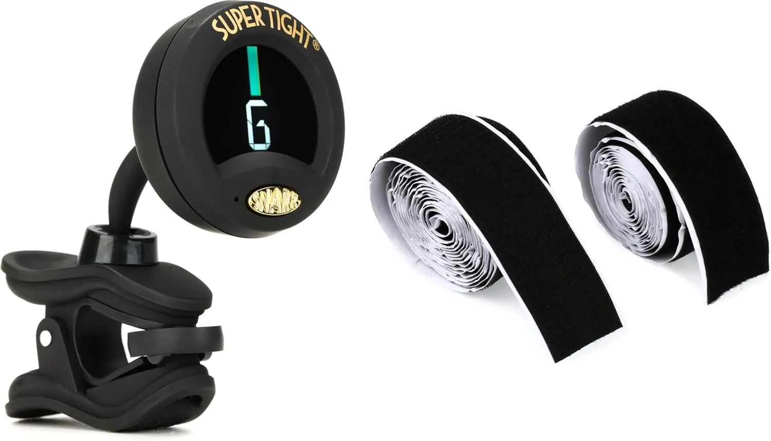 Snark ST-8 Super Tight Chromatic Tuner   Pedaltrain Official Hook-and-Loop Pack Value Bundle