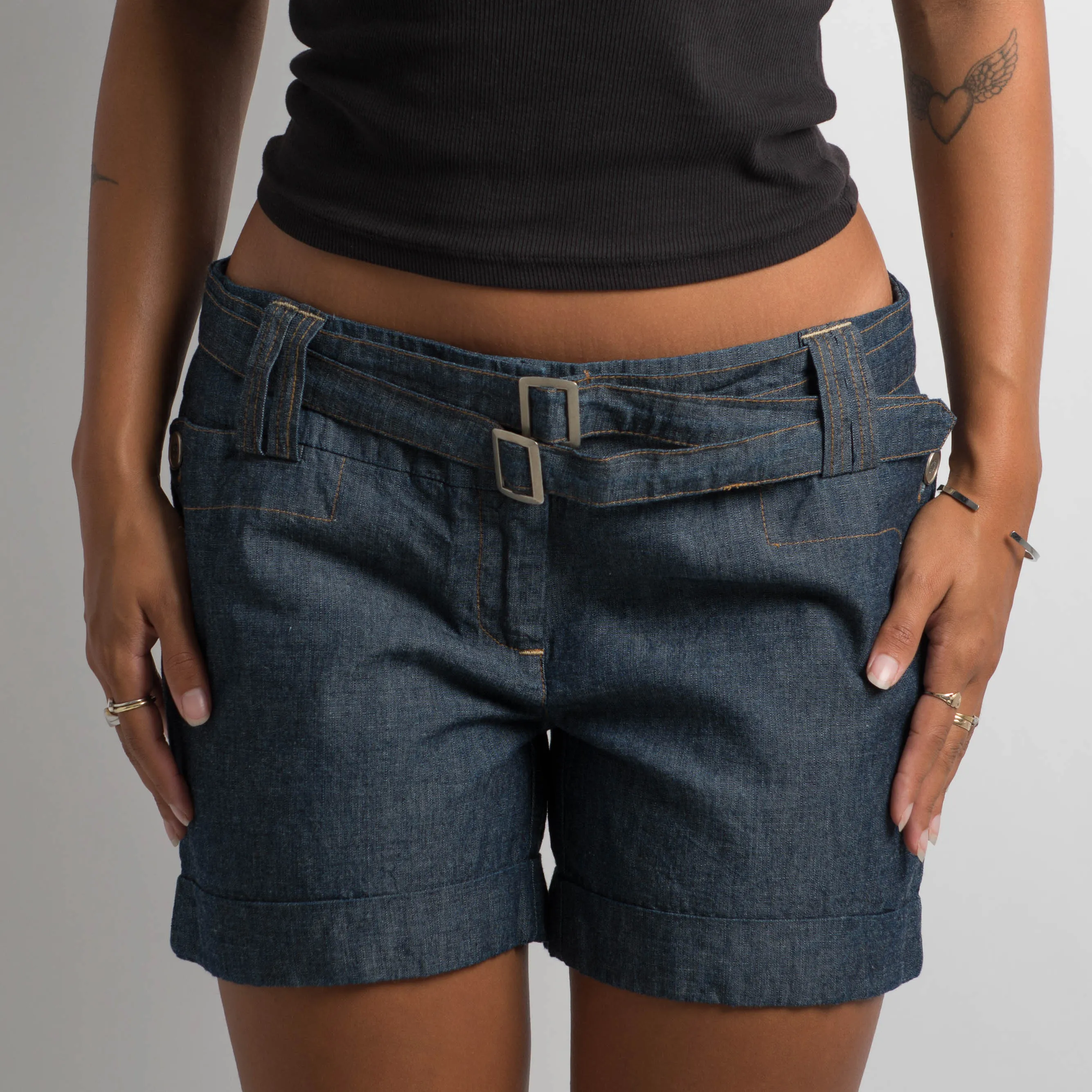 SOFT DENIM SHORTS