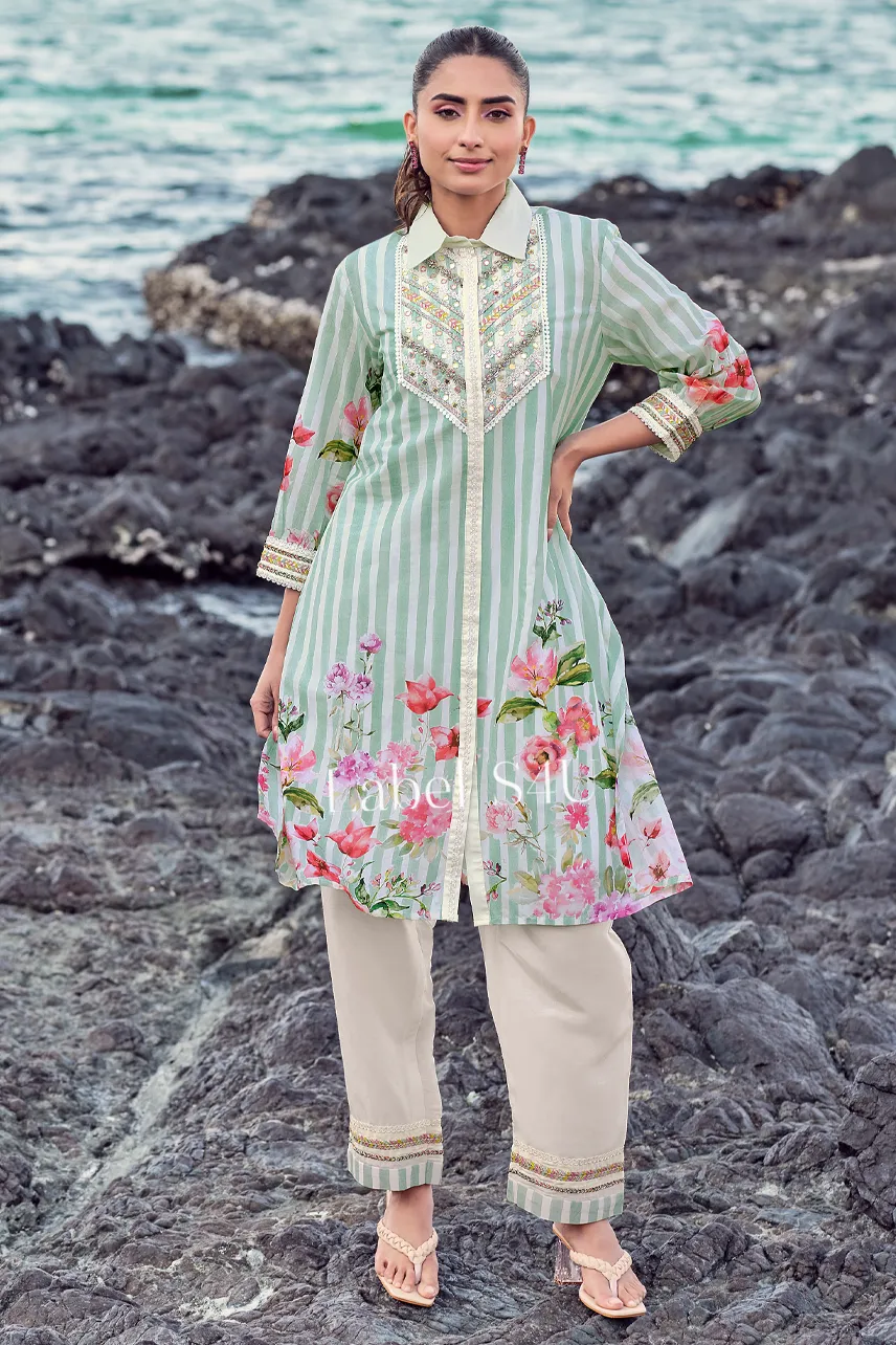 Soft Stripes-Co-Ord Set