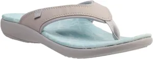 Spenco Women's Yumi Reflection Flip-Flop, Grey, 10 Wide