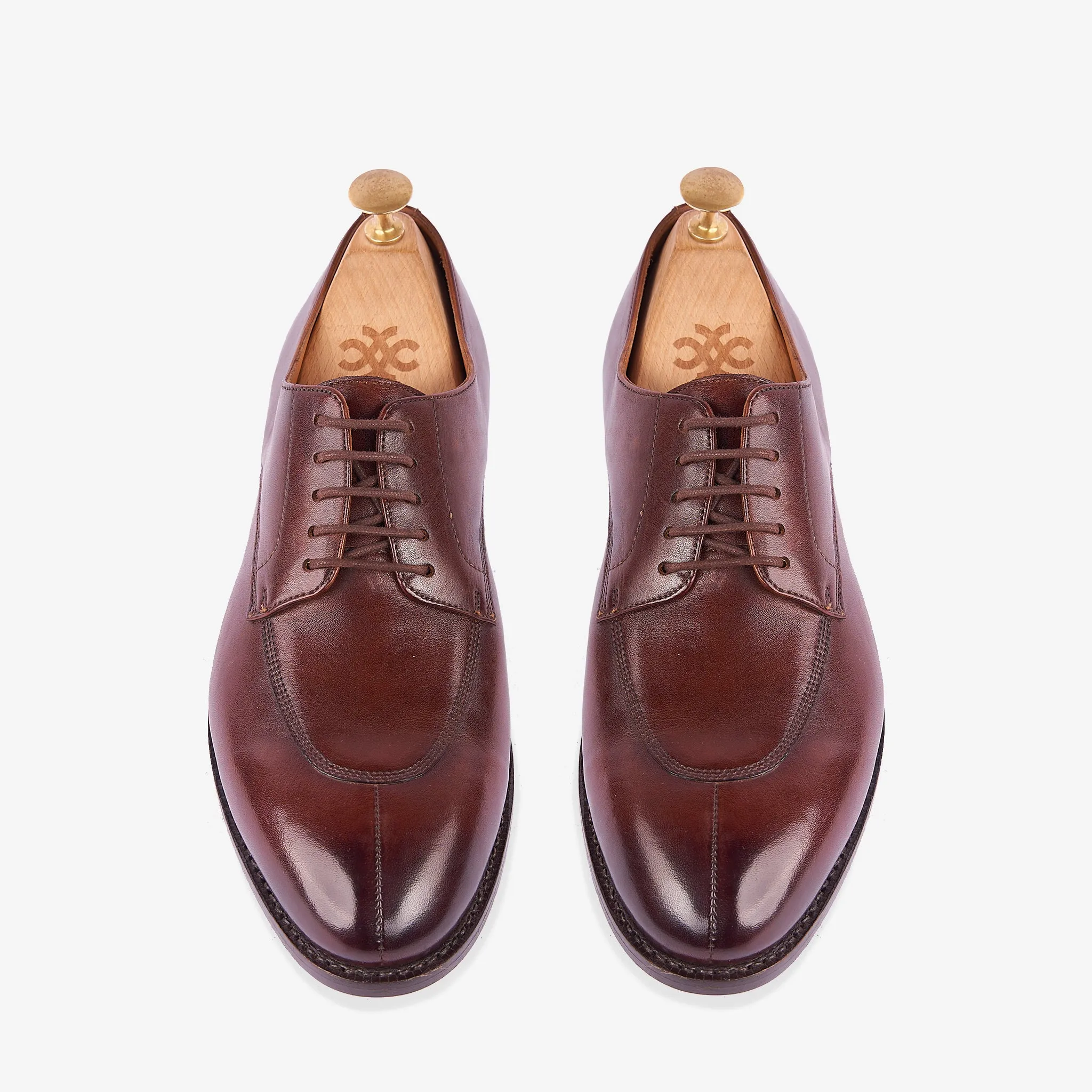 Split Toe Derby Brown - Made to Order