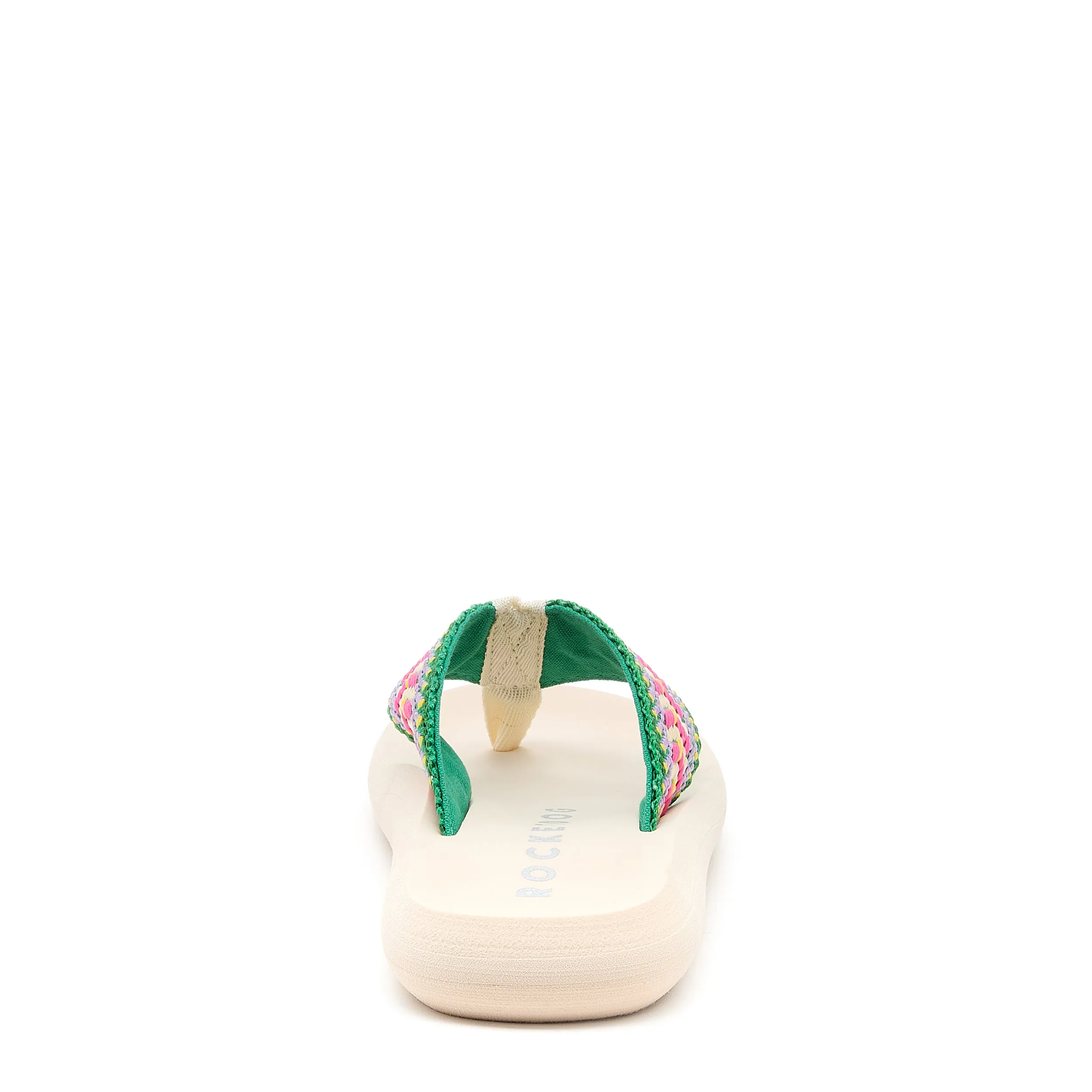Spotlight Pink Geometric Flip-Flops
