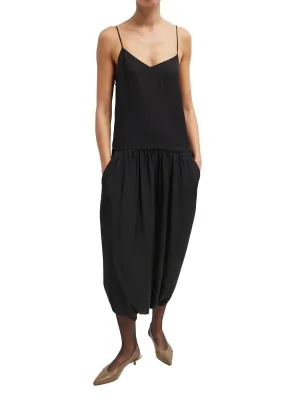 Spring Acetate Strappy Jalouise Dress