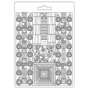 Stamperia -  Texture Impression - Soft Mould A5 - Klimt Patterns*