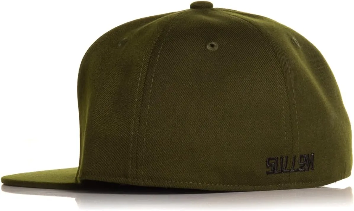 Sullen Badge Fitted Tattoo Lifestyle Logo Flat Bill Hat