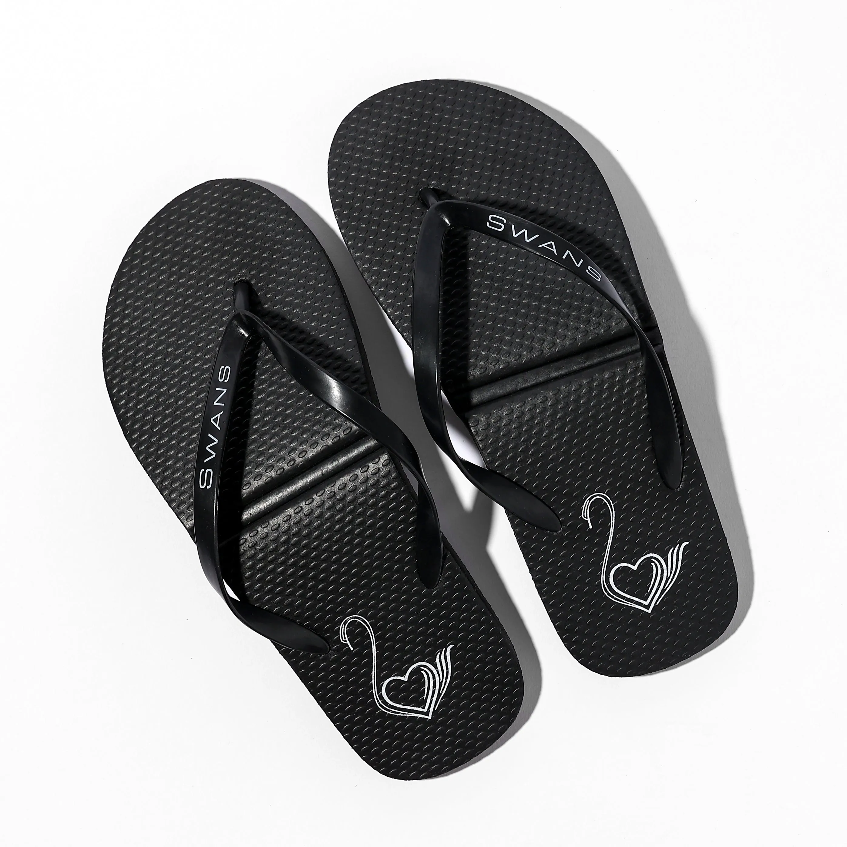 SWANS FOLDABLE FLIP FLOP- BLACK