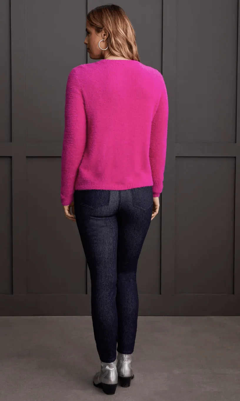 Sweater Cardigan With Fancy Buttons