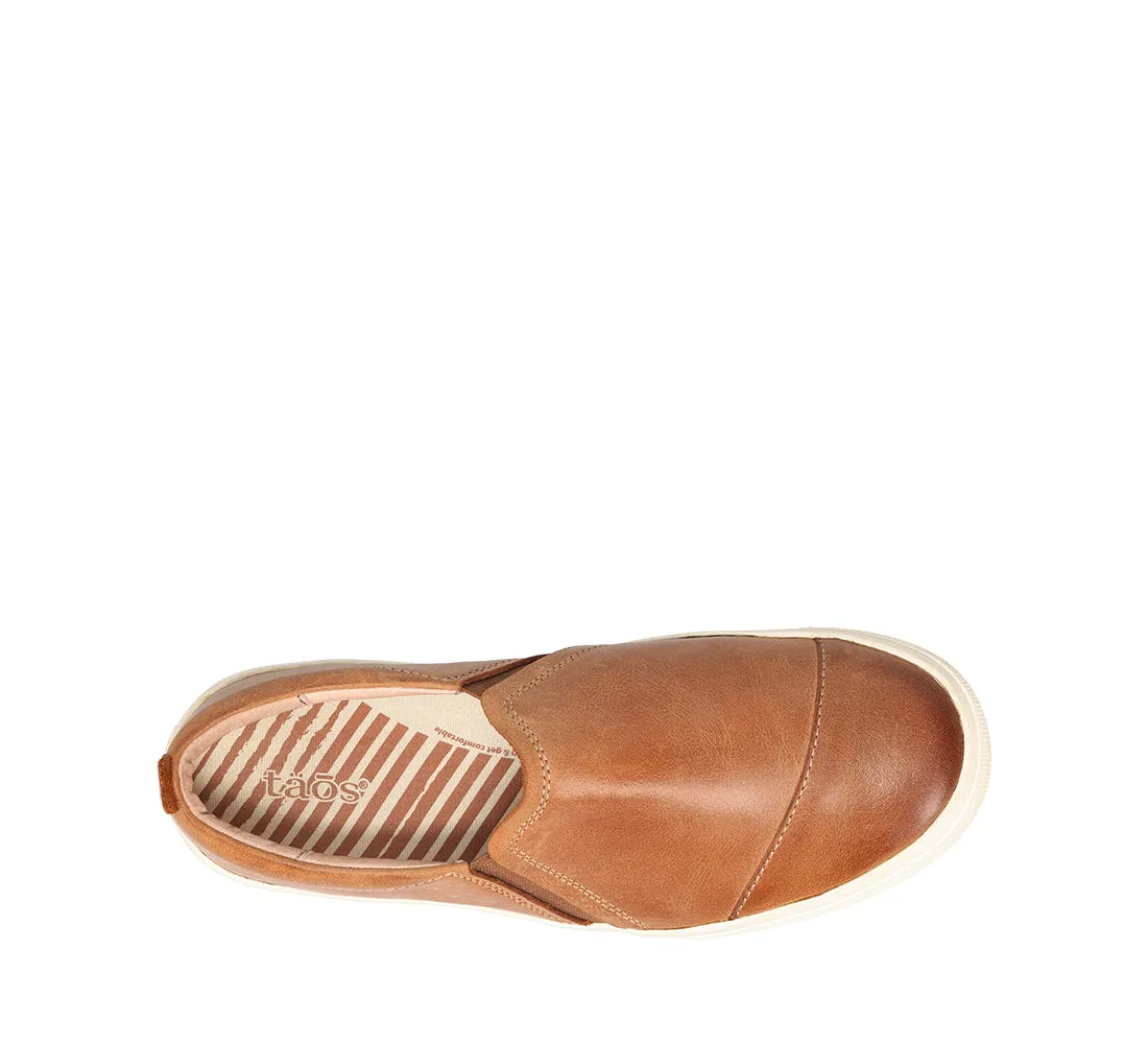 Taos Caramel Twin Gore Lux Women's Slip On Sneakers TGX-14078-CARA