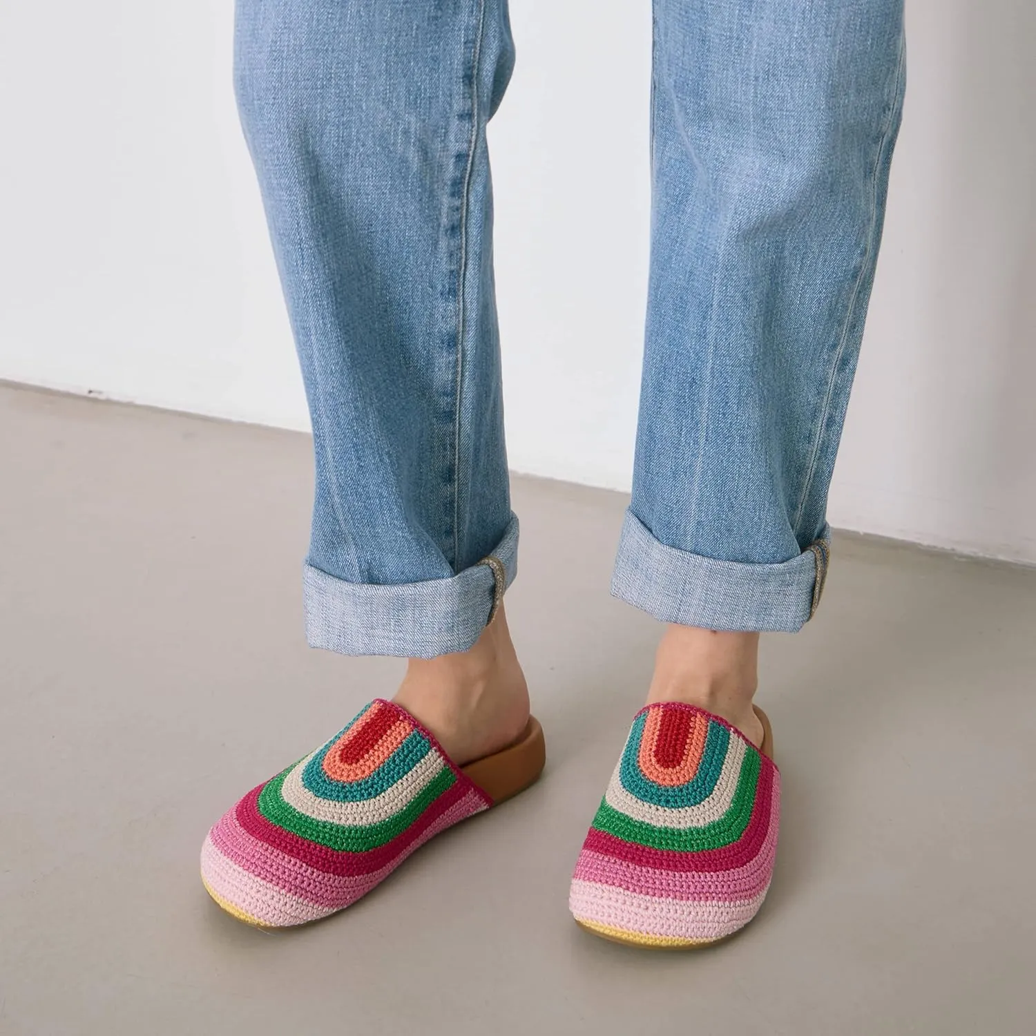 The Sak Bolinas Clog in Crochet and Leather, Slip On Entry