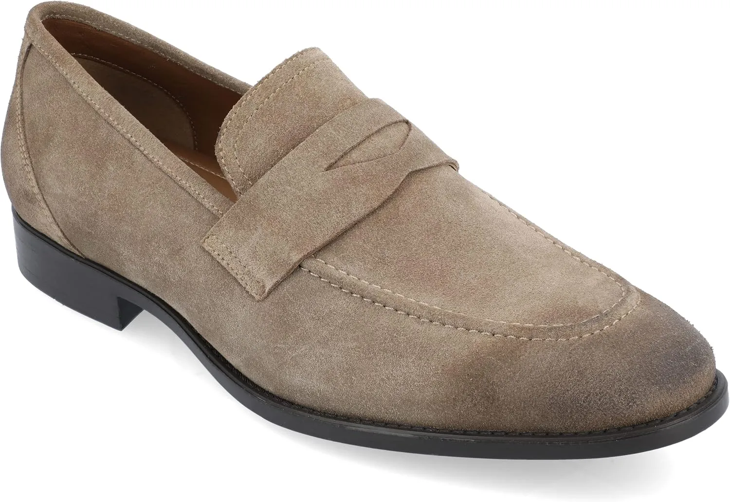 Thomas & Vine Men's Bishop Apron Toe Penny Loafer