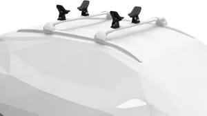 Thule DockGrip - Carries up to 36" wide kayaks and SUPs - Fits all hull shapes - Fits most roof rack cross bars - Kayak roof rack - Stand up paddleboard compatible - 85lb weight capacity