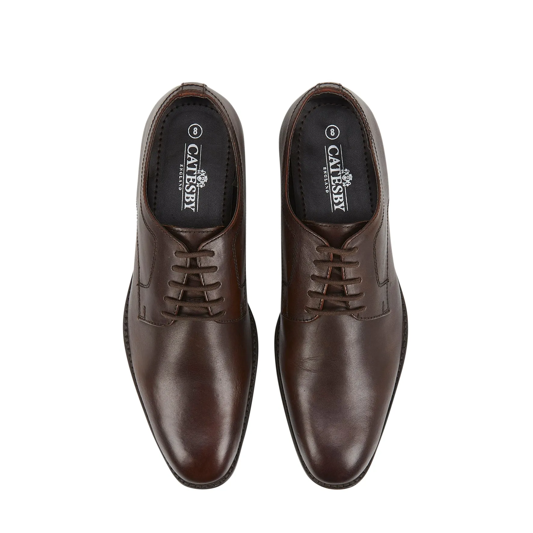 Todd Men's Derby Shoes - Brown