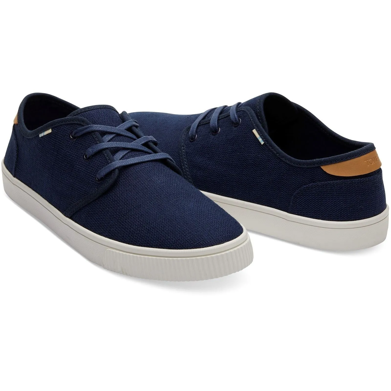 TOMS Men's Carlo Sports in Navy Heritage Canvas