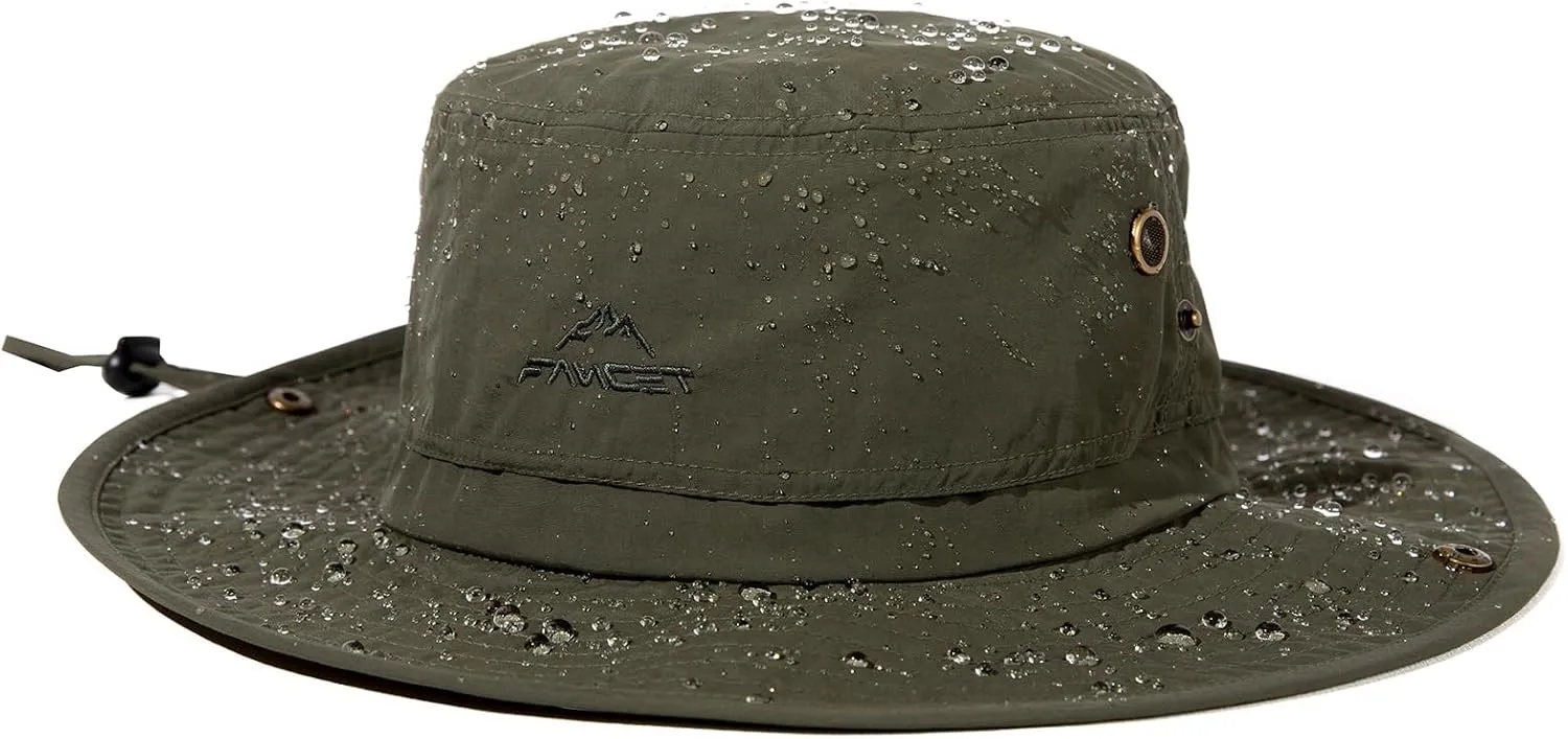 TOP-EX Waterproof Rain XL XXL Large Size Oversized Mens Sun Hats Fishing Bucket Boonie Beach UV Protection Wide Brim