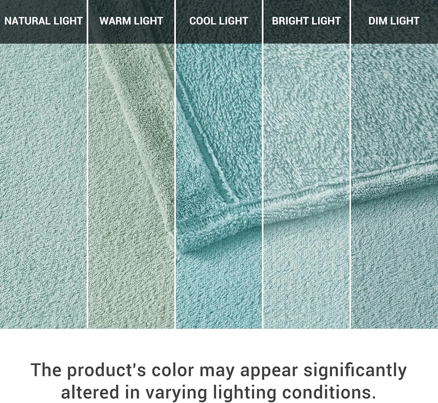 True North by Sleep Philosophy Plush Sheet Set King, Solid Color, Warm & Soft Bedding King Size Sheets, Fitted Pocket Fits Up to 16" Mattress, Soloft, King, Aqua, 4 Piece