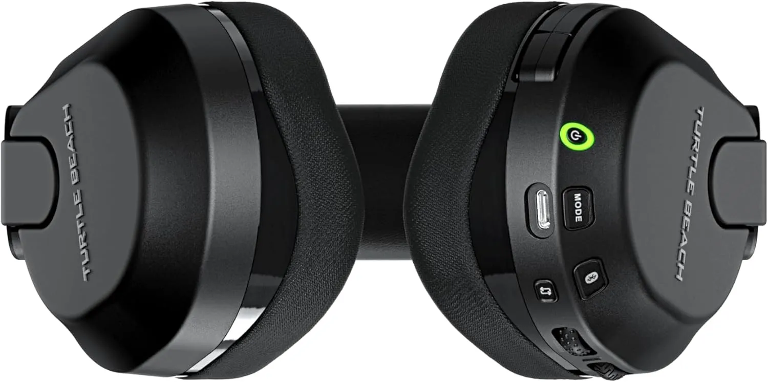 Turtle Beach Stealth 600 Wireless Multiplatform Amplified Gaming Headset for PC, PS5, PS4, & Mobile – Bluetooth, 80-Hr Battery, Noise-Cancelling Flip-to-Mute Mic, Waves 3D Audio –Black