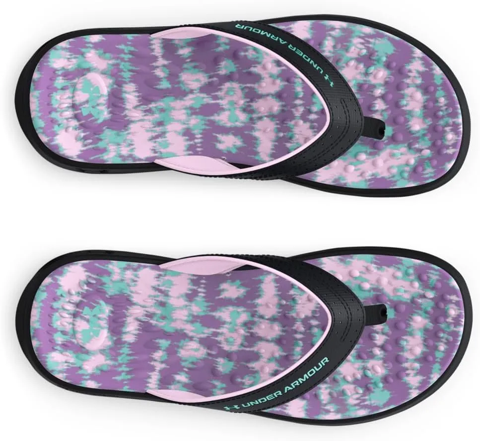 Under Armour Girls' Ignite Pro Marbella Graphic Flip-Flop