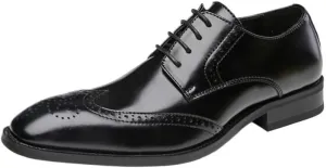 Urban Men's Transitional Dress Oxfords Hybrid Mesh-Leather Construction with Vortex Ventilation Channels
