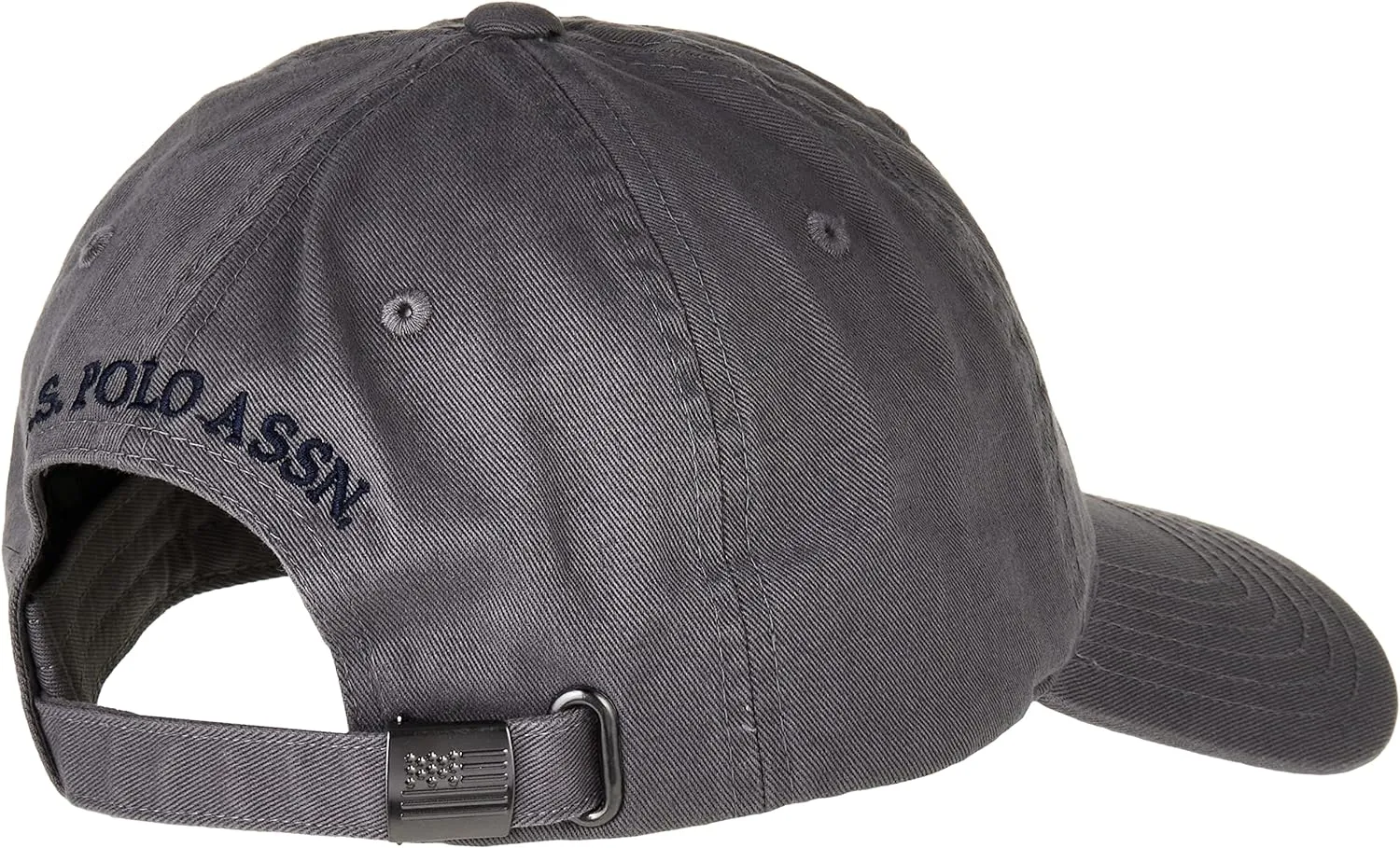 U.S. Polo Assn. Small Polo Pony Logo Baseball Hat, 100% Cotton, Adjustable Cap