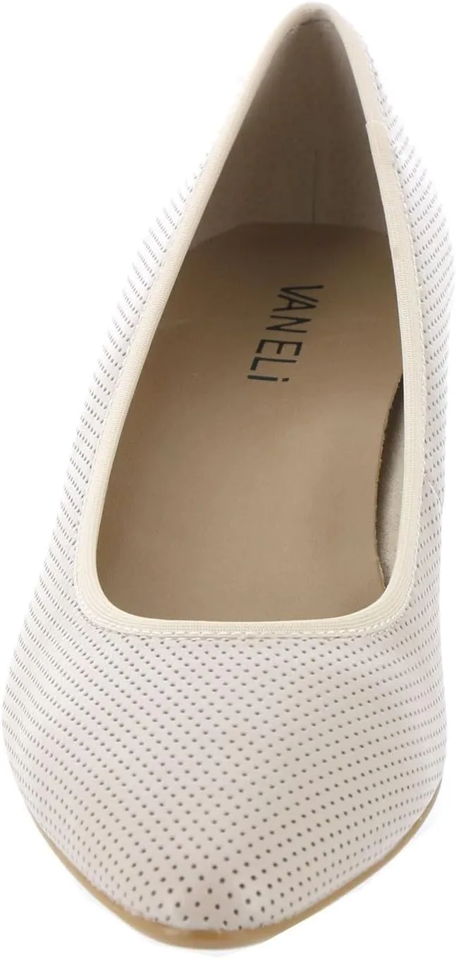 VANELi Womens Fiona Faux Leather Flat Shoes