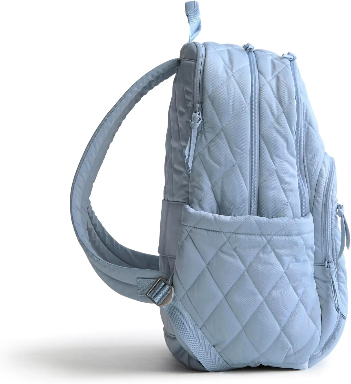 Vera Bradley Performance Twill Large Bancroft Backpack, Soft Chambray