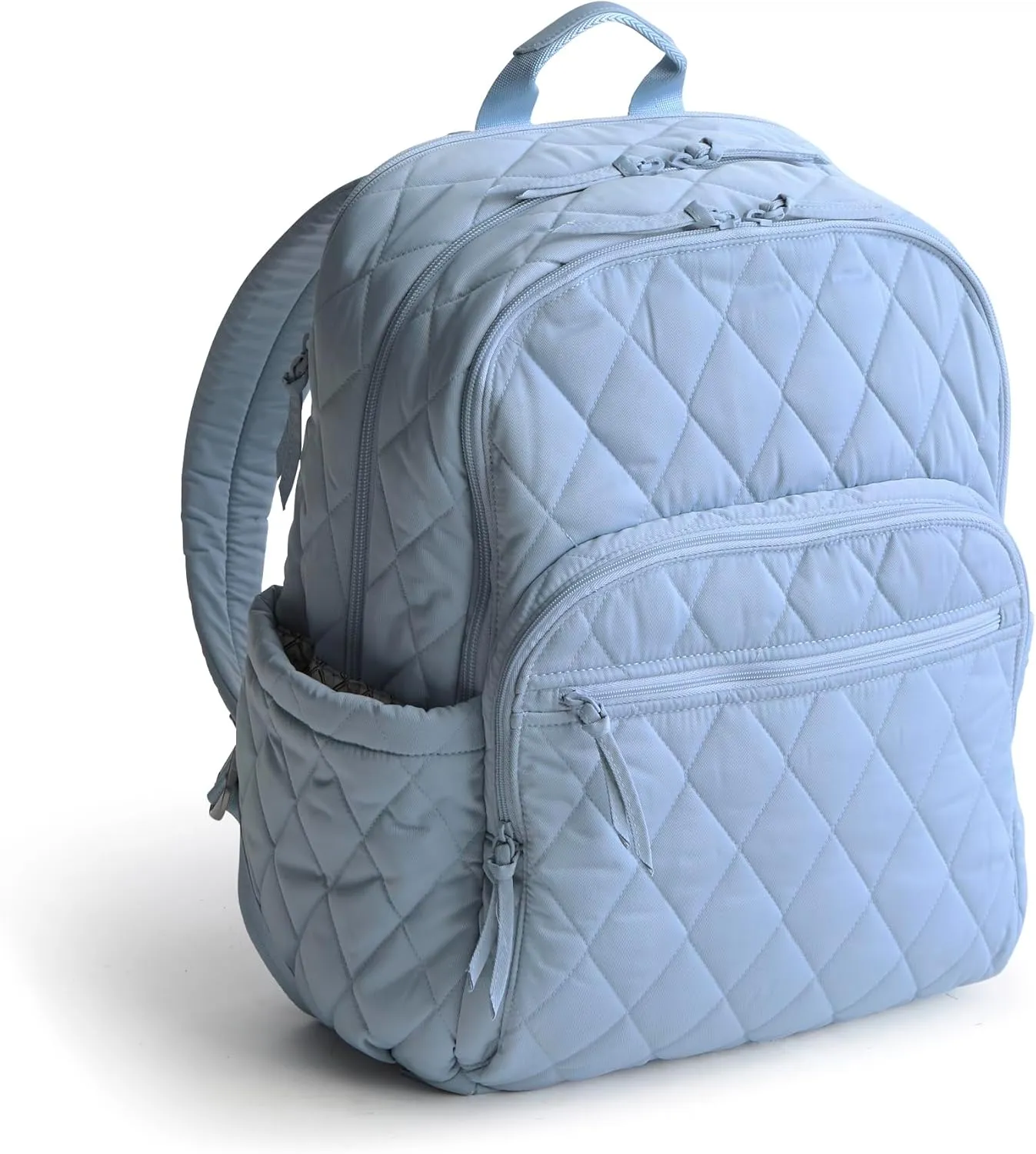 Vera Bradley Performance Twill Large Bancroft Backpack, Soft Chambray