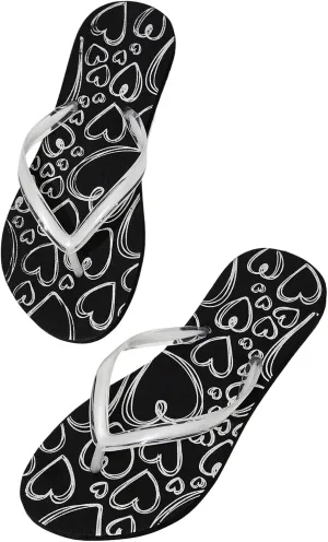 Verdusa Women's T-Strap Thong Flat Sandals Square Toe Slip On Flip Flops