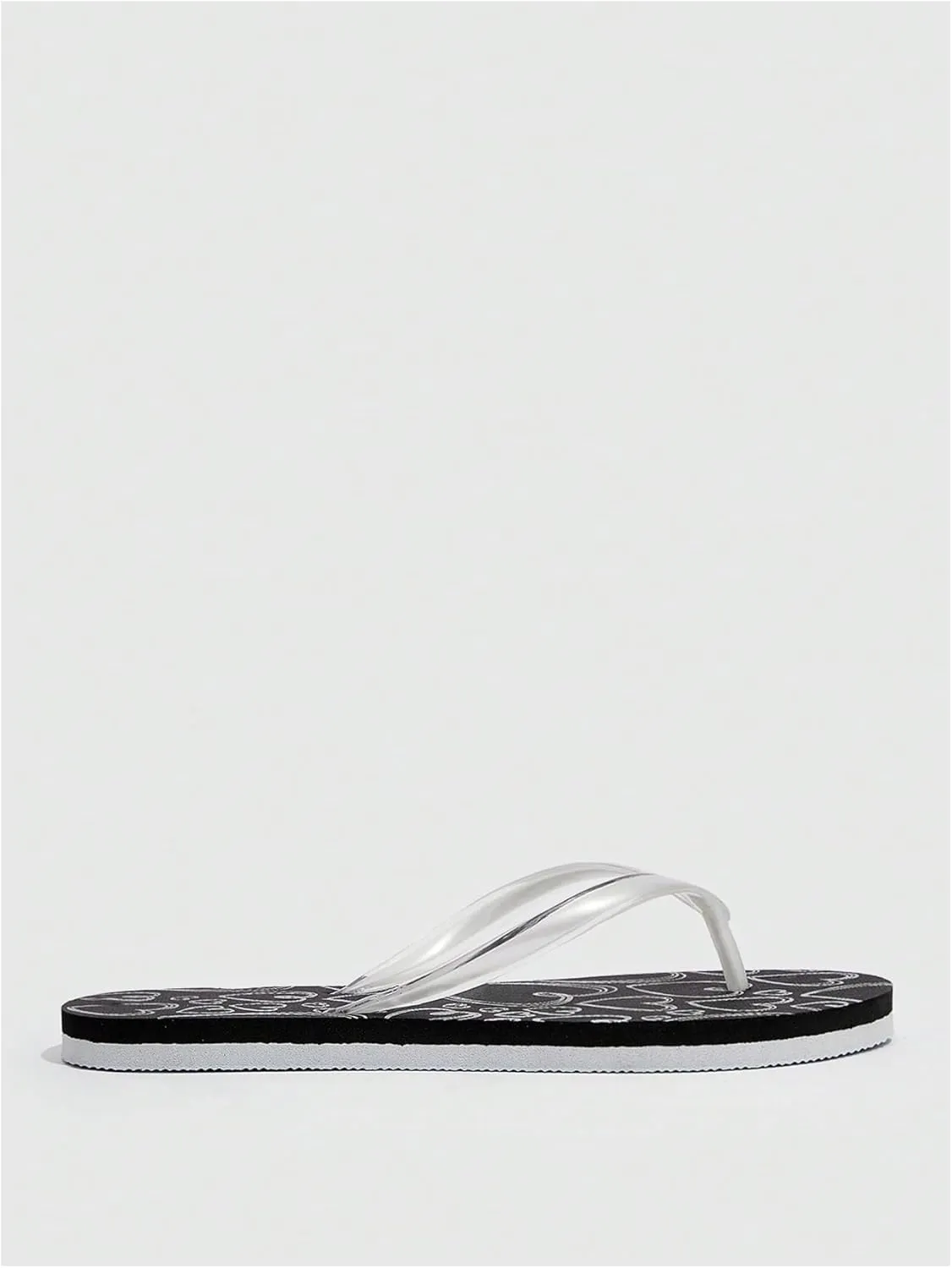 Verdusa Women's T-Strap Thong Flat Sandals Square Toe Slip On Flip Flops