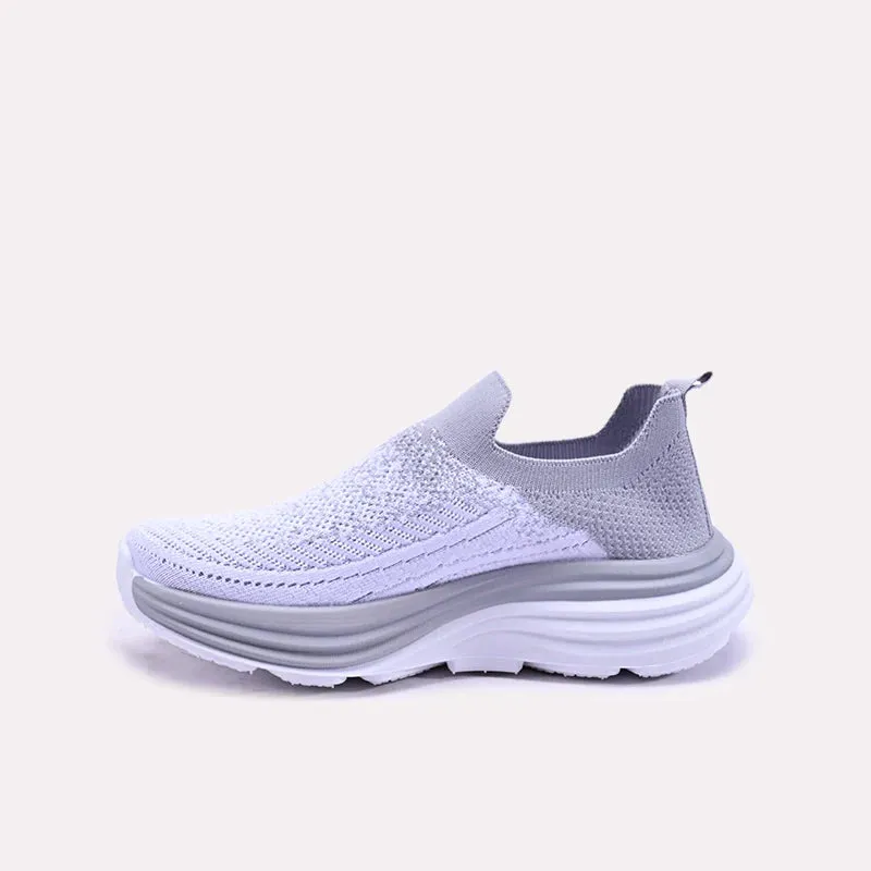 Vionette Gray Slip On Sneakers 0440760