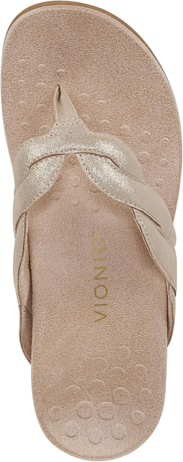 Vionic Women's Bella Braid Thong Sandals Flip-Flop