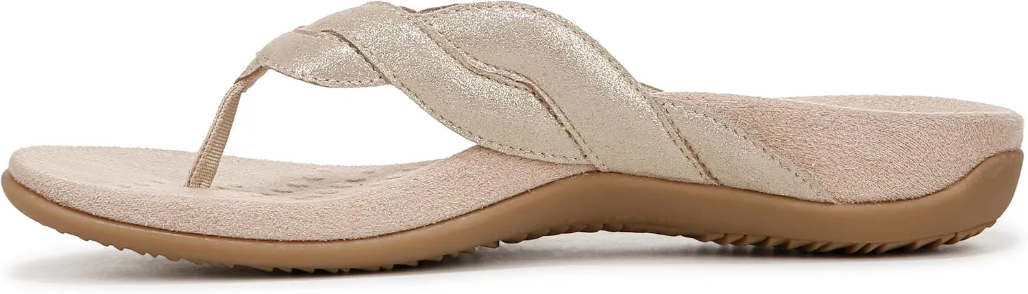 Vionic Women's Bella Braid Thong Sandals Flip-Flop