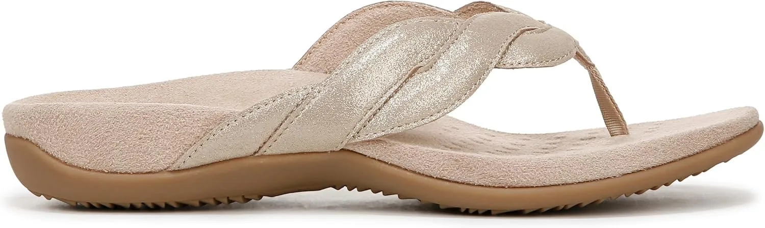Vionic Women's Bella Braid Thong Sandals Flip-Flop