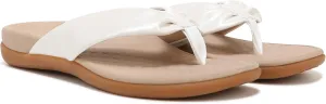 Vionic Women's Tide Melo Toe-Post Sandal- Supportive Flip Flop Slides That Includes an Orthotic Insole and Cushioned Outsole for Arch Support, Medium Width, Sizes 5-12