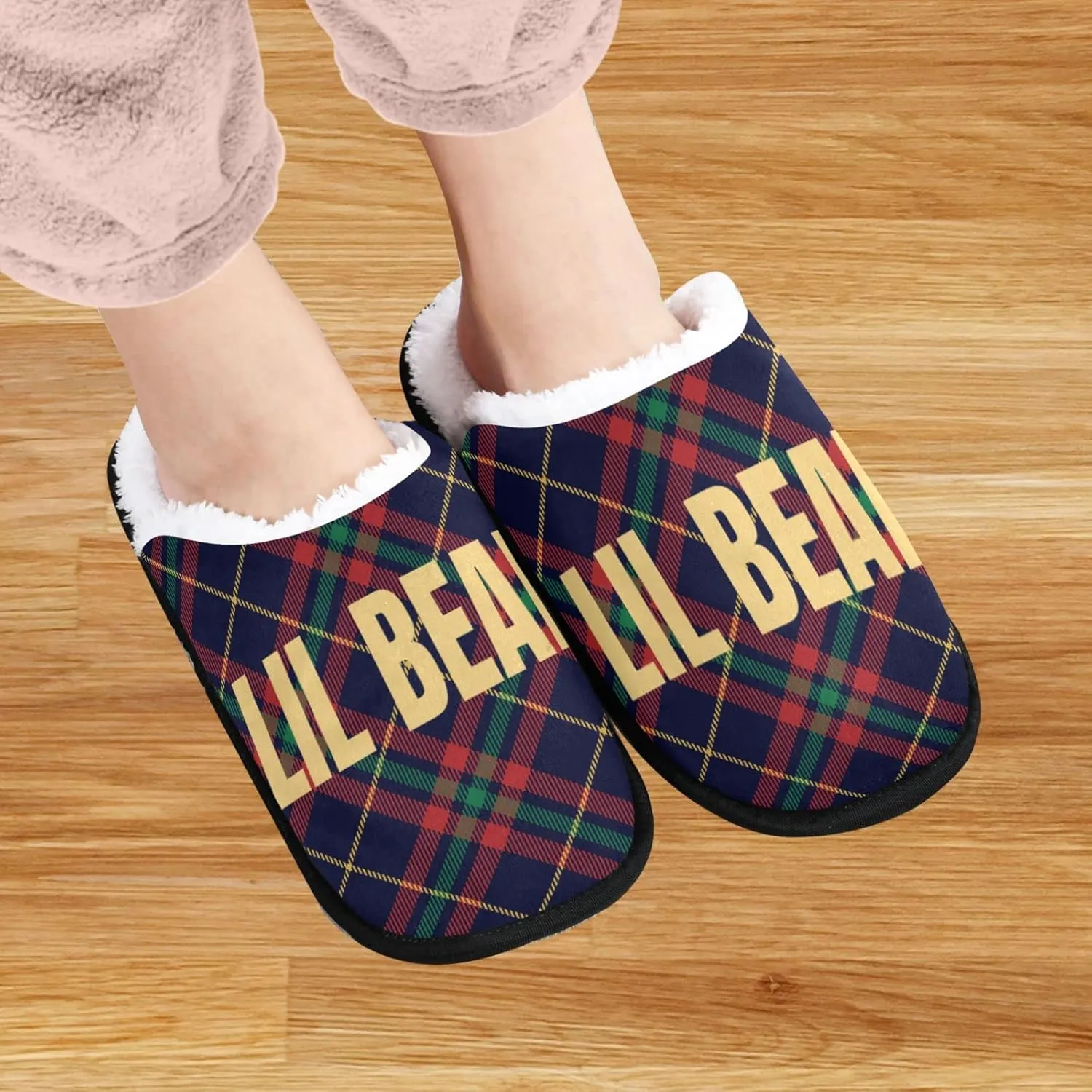 visesunny Women's Cozy Fuzzy Plush Fleece Slippers Soft Memory Foam Ladies House Shoes Warm Bedroom Flat Shoes Unisex Indoor Outdoor