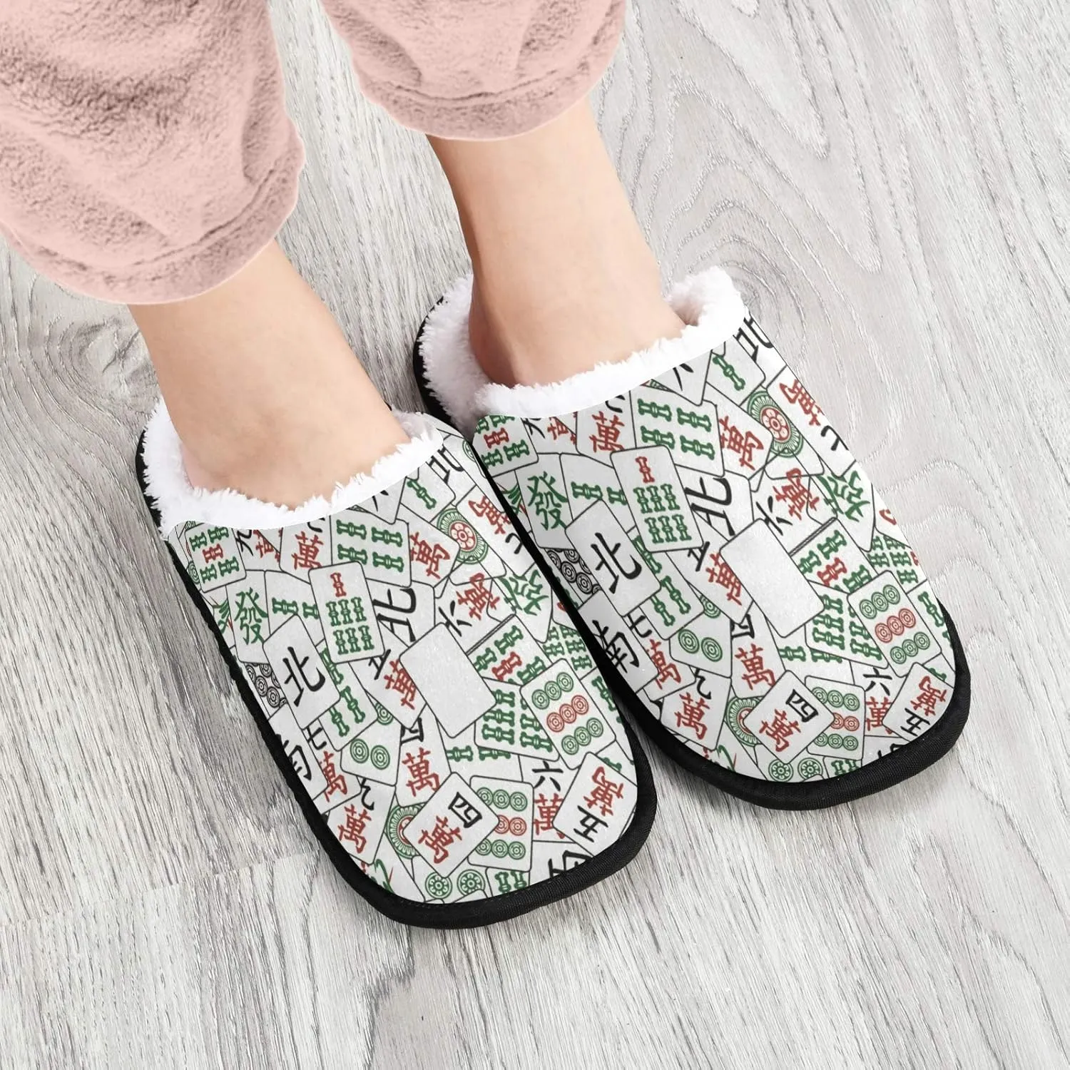 visesunny Women's Cozy Fuzzy Plush Fleece Slippers Soft Memory Foam Ladies House Shoes Warm Bedroom Flat Shoes Unisex Indoor Outdoor