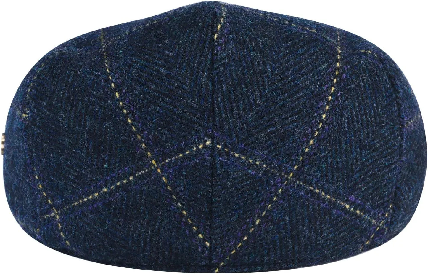 VOBOOM Men's Herringbone Flat Ivy Newsboy Hat Wool Blend Gatsby Cabbie Cap
