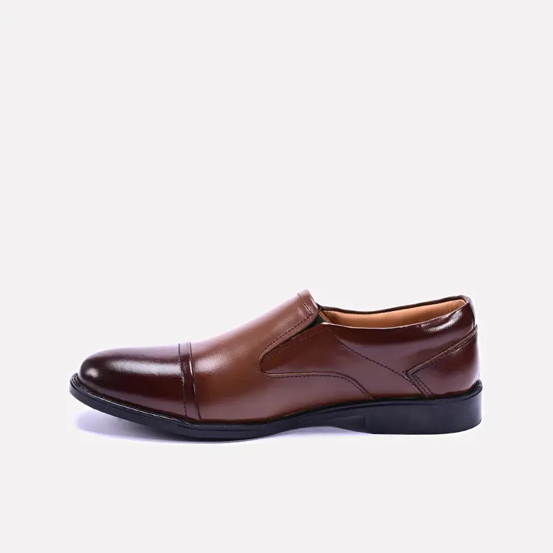 Westbrook Brown Slip On Dress Shoes 0111248