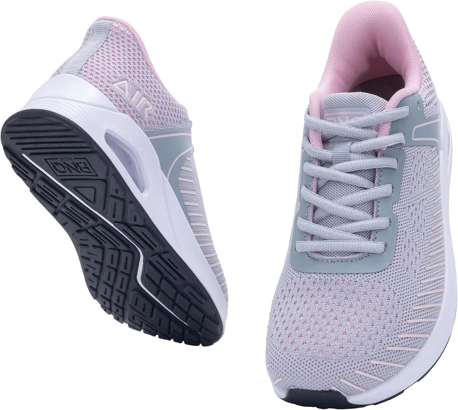 Wide Toe Box Womens Walking Shoes with Arch Support | Slip On Tennis Shoes | Orthotic Sneakers for Plantar Fasciitis Size 6-11