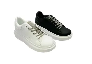 Wild Diva  Marona-06 Sneakers with shiny laces