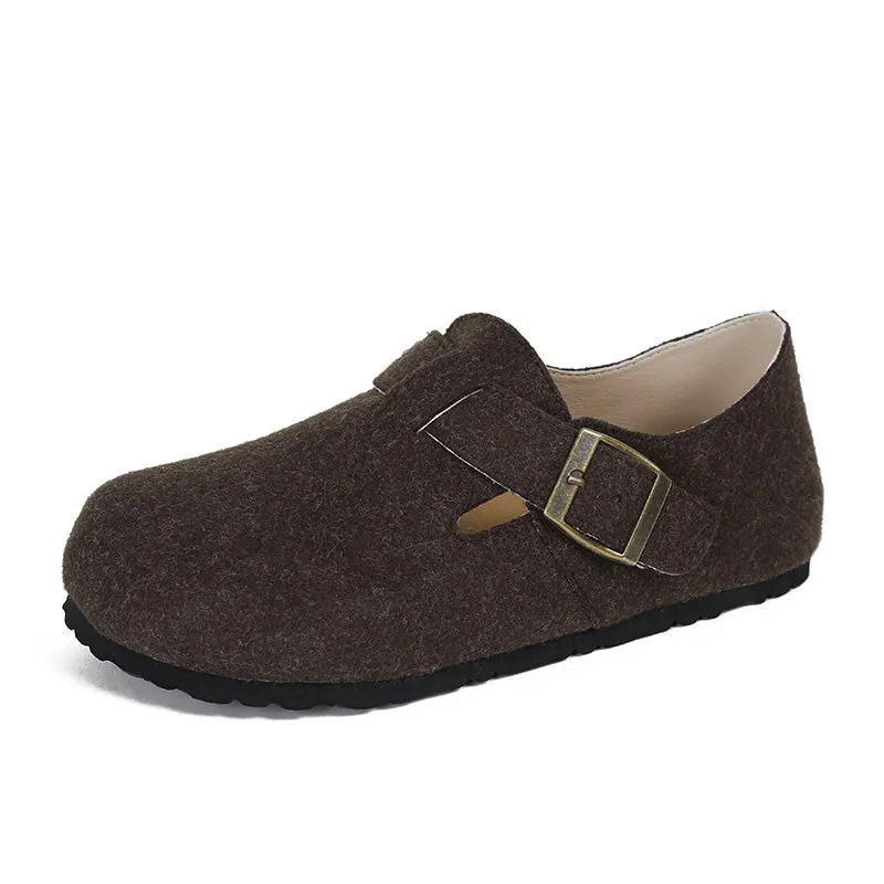 Women Retro Minimalist Flat Soft Casual Shoes