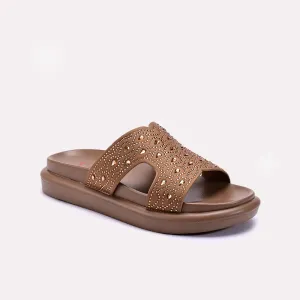 Womens Brown Soft Casual Slippers 0413321