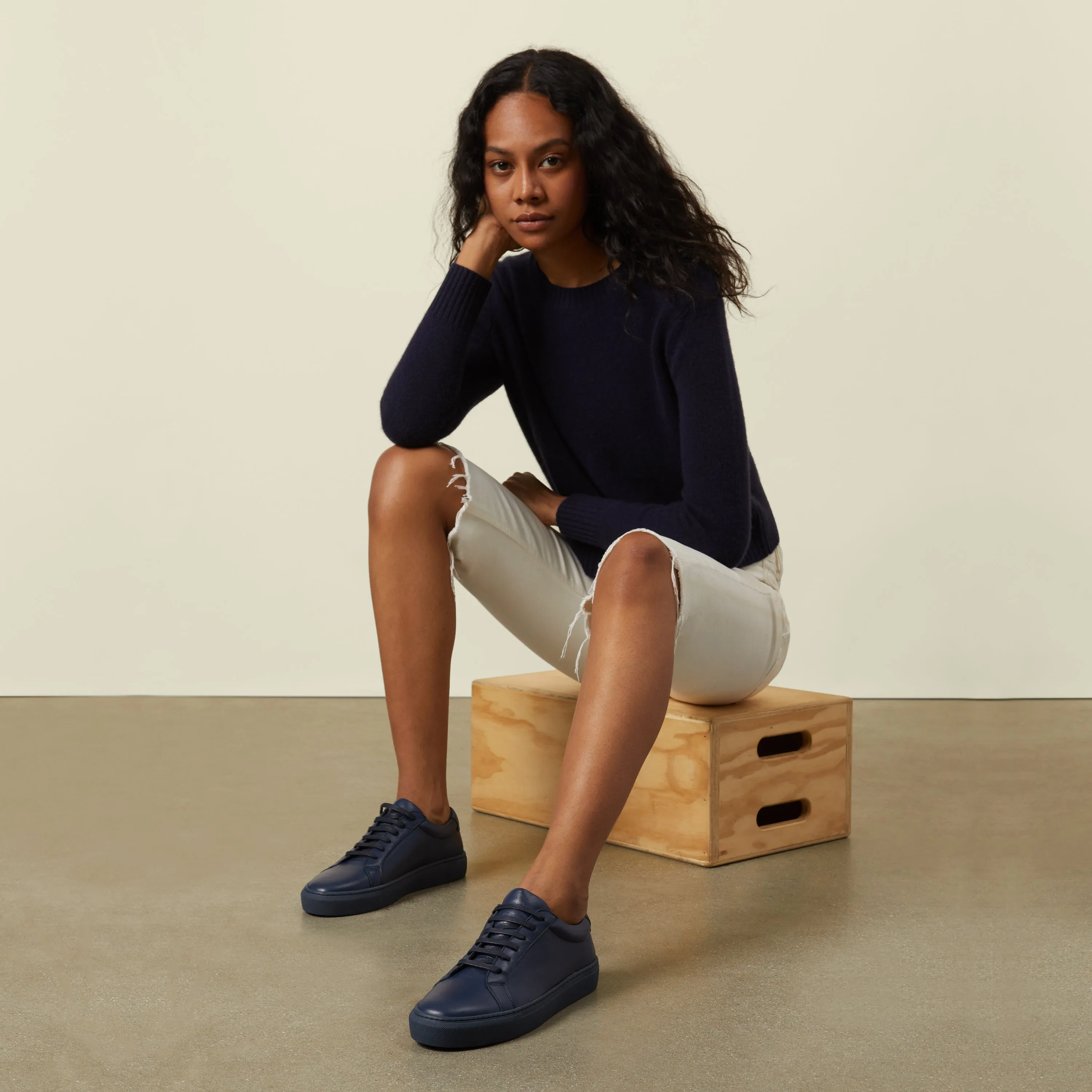 Women's Cadence Leather Sneakers by Italic