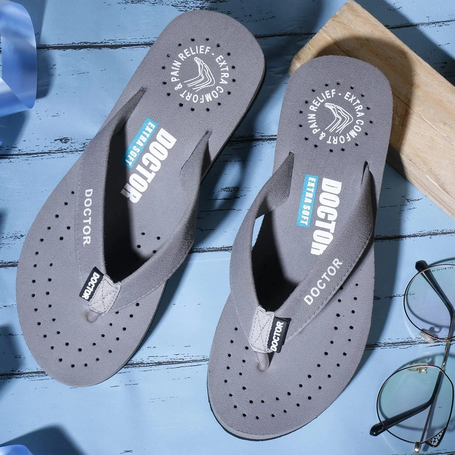 Women's Care Orthopaedic Diabetic Comfortable MCR Flip-Flop Slippers D-16
