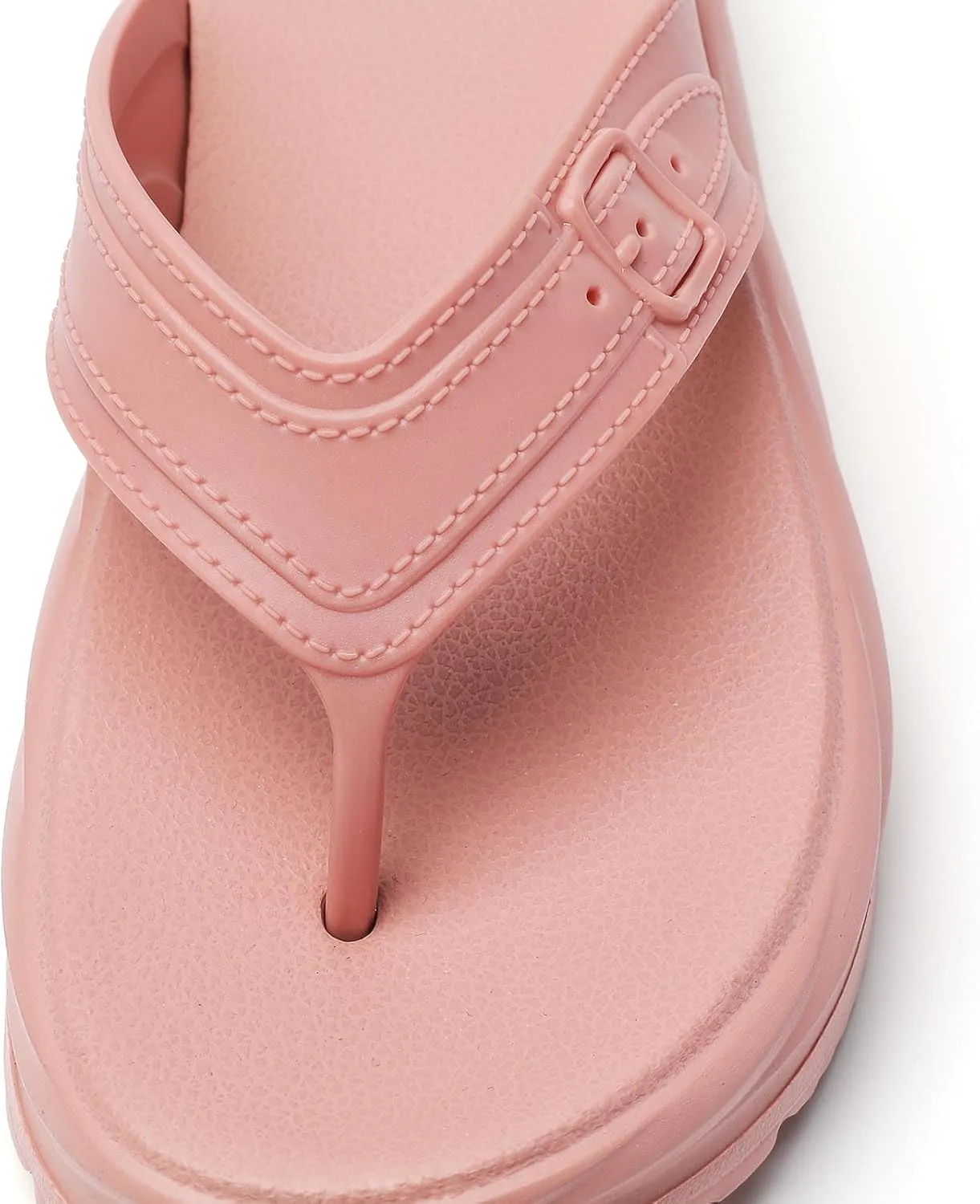 Women’s Flip Flops Arch Support Mid Platform Sandals Wedge Flip Flop Thong Slippers Chunky Slide Sandals