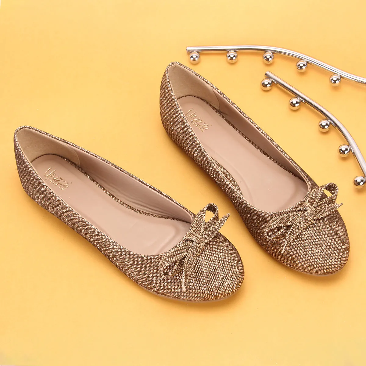 Womens "ANNA" Flat Slip On Ballet Pumps