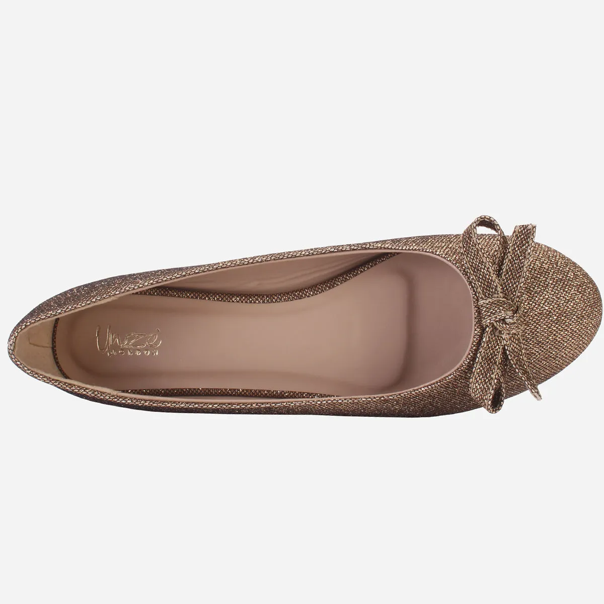 Womens "ANNA" Flat Slip On Ballet Pumps