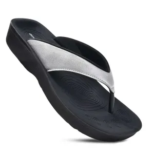 Women's Sandals Pearly Fume Silver