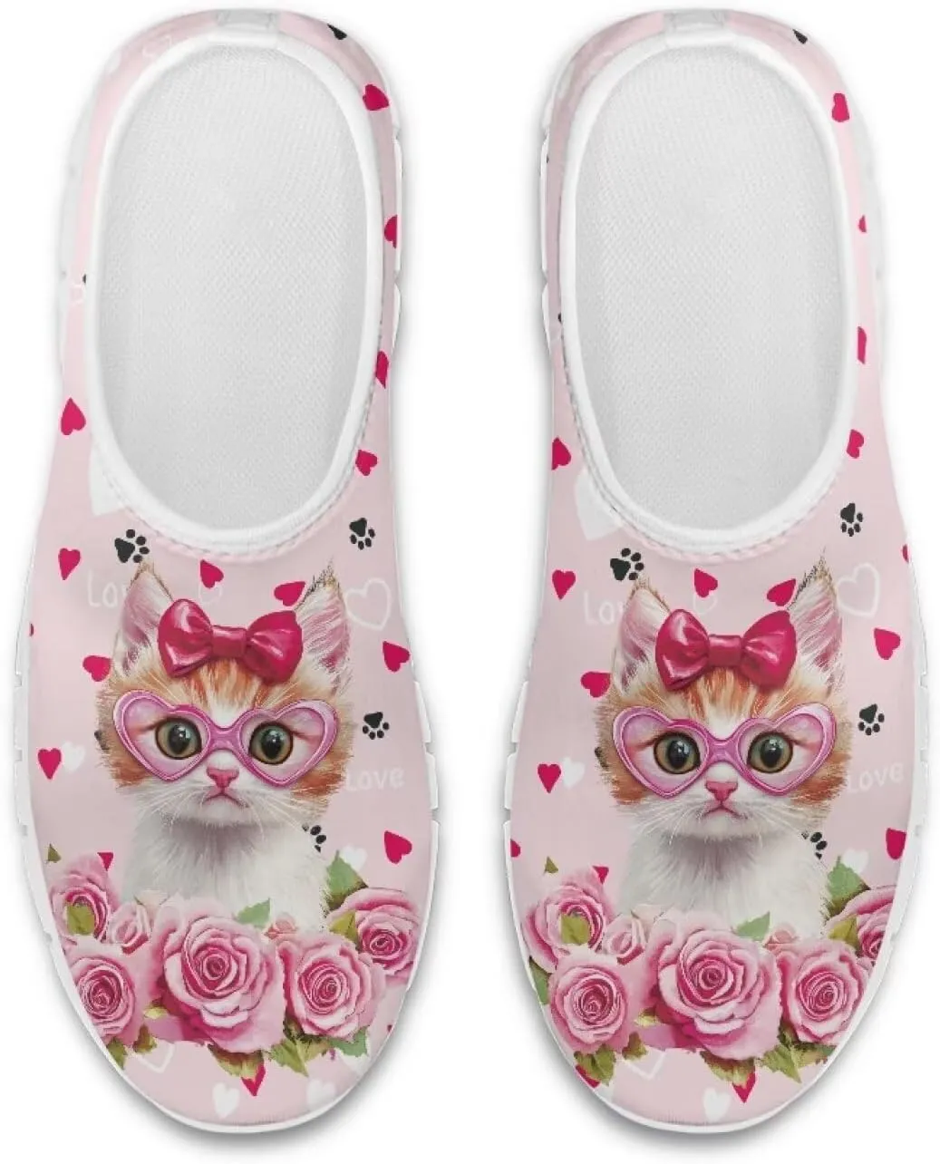 Womens Slip On Walking Shoes Holiday Shoes for Women Novelty Casual Shoes