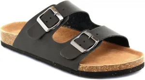 Womens Slippers Slip On Flip Flops T-Strap Cork Sole Casual Flat Slides Sandals