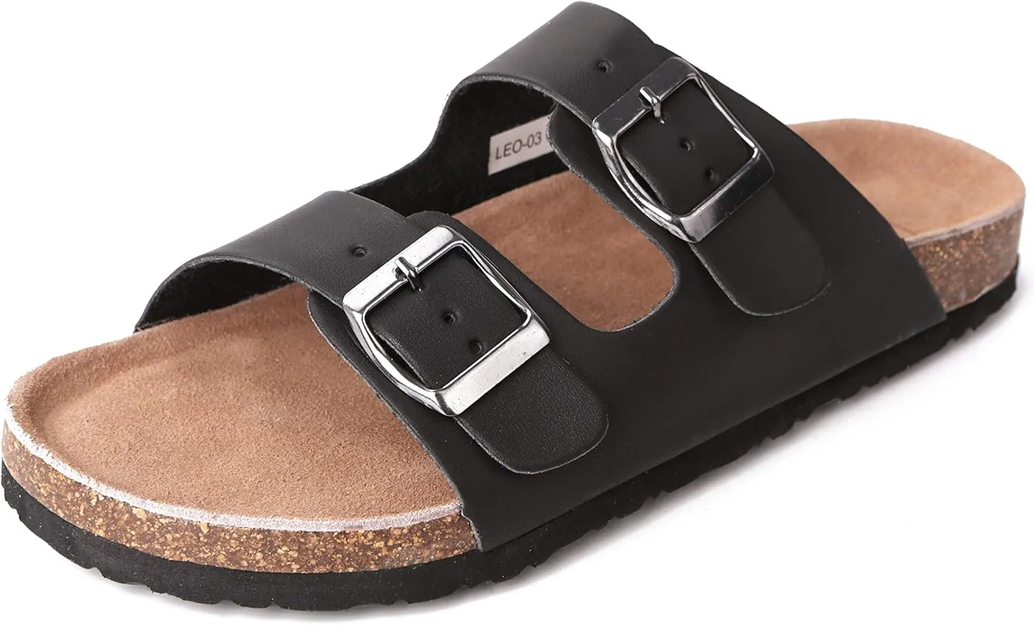 Womens Slippers Slip On Flip Flops T-Strap Cork Sole Casual Flat Slides Sandals